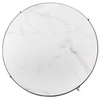 Tavolino rotondo Wrena – Bianco/Nero – Safavieh