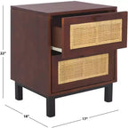 Comodino a 2 cassetti Erica - NST4006 - Safavieh