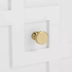 Comodino a 2 cassetti Luiza - NST6602 - Bianco/Oro - Safavieh