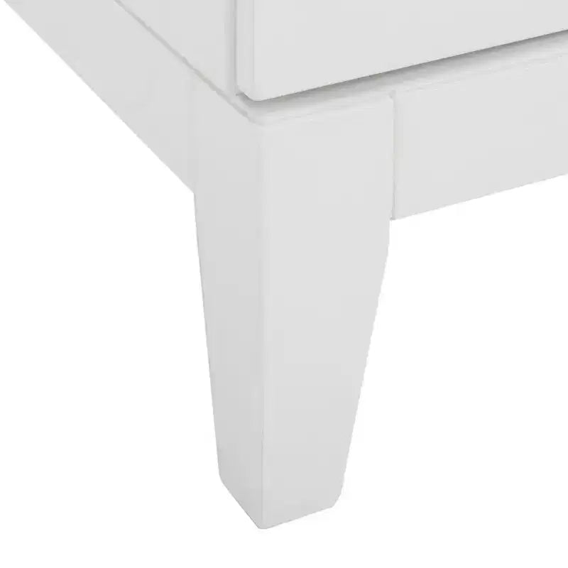 Comodino a 2 cassetti Luiza - NST6602 - Bianco/Oro - Safavieh