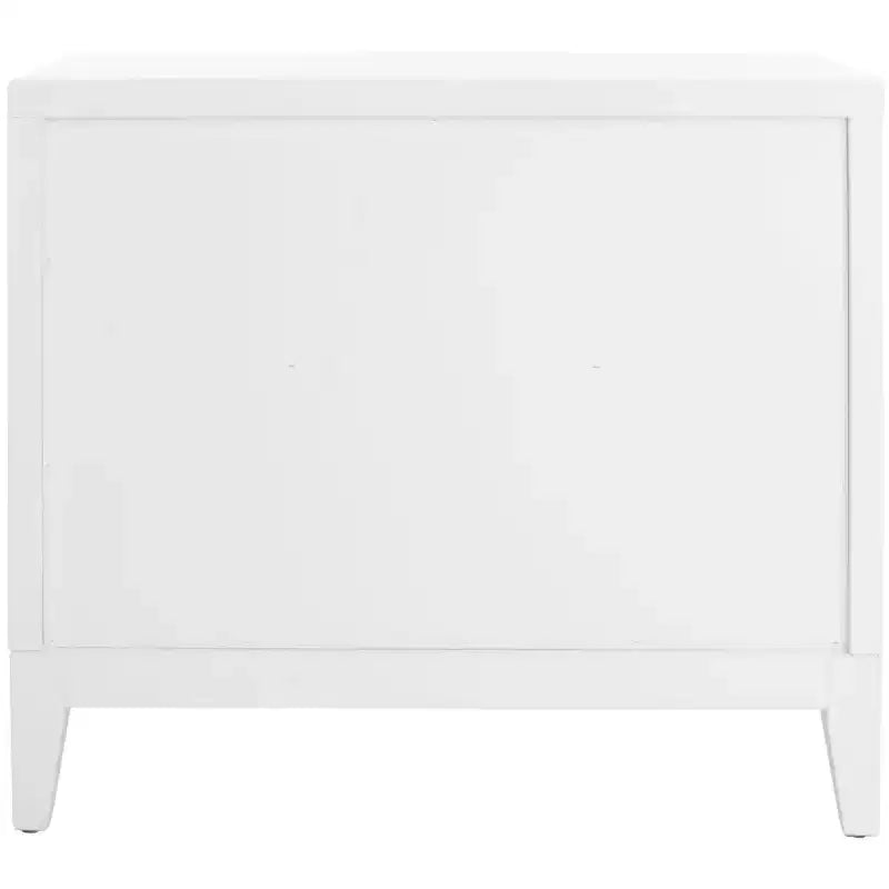 Comodino a 2 cassetti Luiza - NST6602 - Bianco/Oro - Safavieh