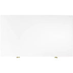 Comodino a 2 cassetti Luiza - NST6602 - Bianco/Oro - Safavieh