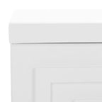 Comodino a 2 cassetti Luiza - NST6602 - Bianco/Oro - Safavieh