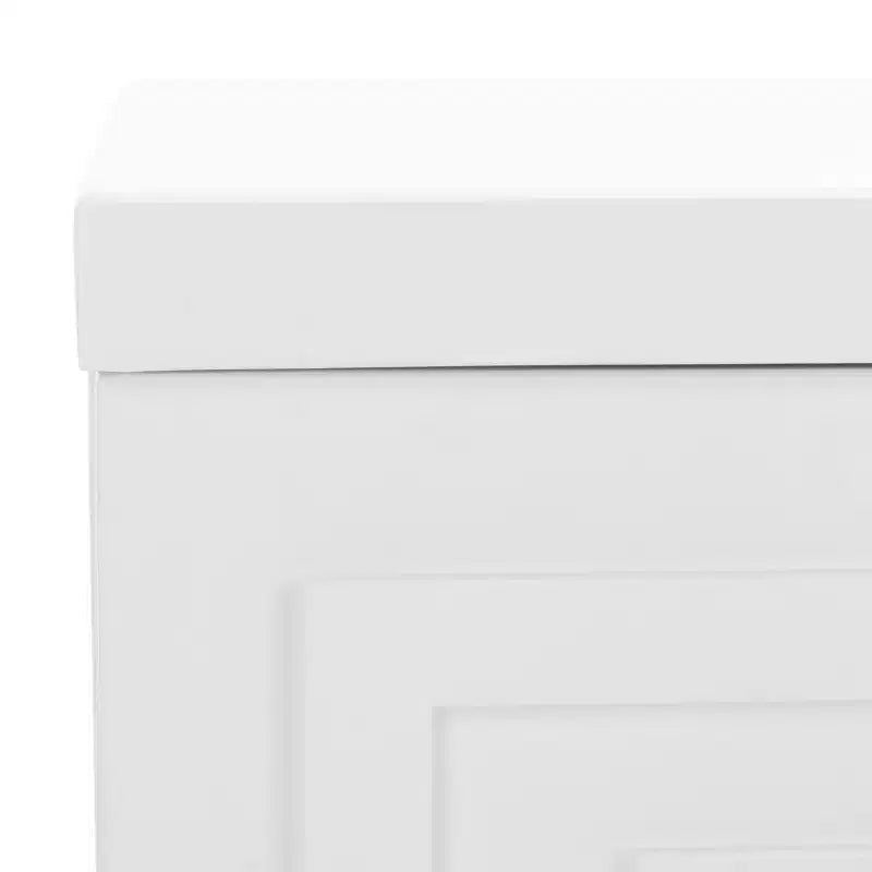 Comodino a 2 cassetti Luiza - NST6602 - Bianco/Oro - Safavieh