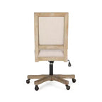 Sedia da ufficio girevole imbottita rustica Sandine - Christopher Knight Home