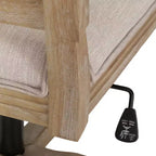 Sedia da ufficio girevole imbottita rustica Sandine - Christopher Knight Home