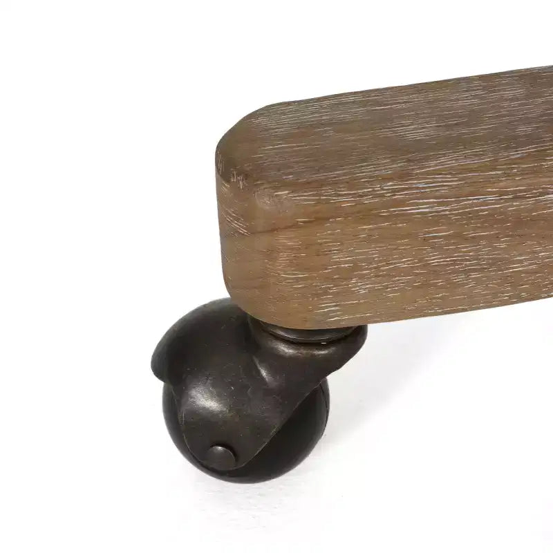 Sedia da ufficio girevole imbottita rustica Sandine - Christopher Knight Home