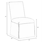 Sedia da pranzo Skyline Furniture Victoria Slipcover con motivo
