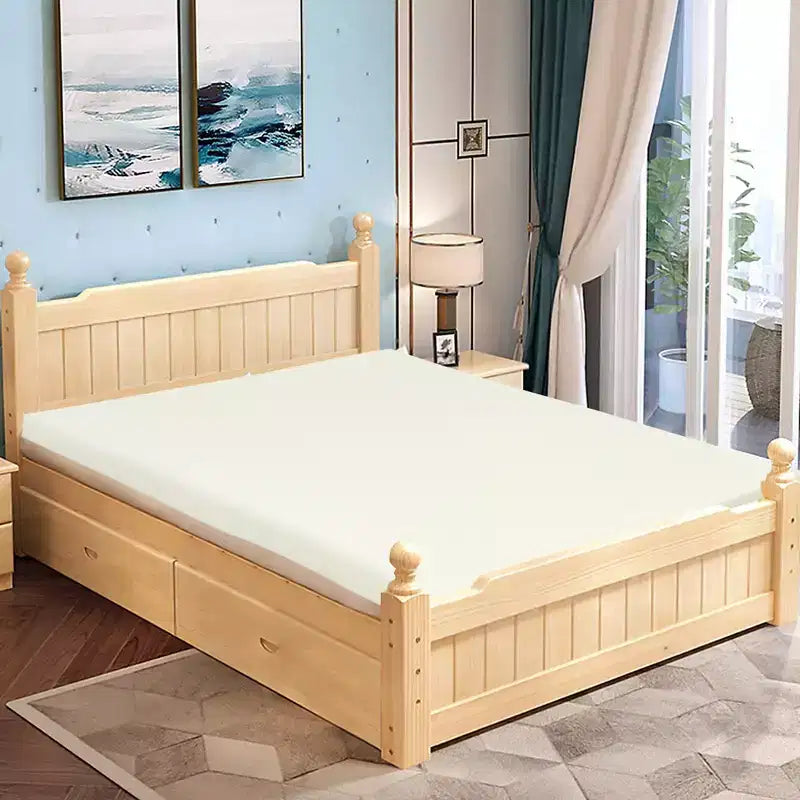 Costway Materassino Topper per Letto 7,5 cm in Cotone e Memory Foam per Notti Comode e Morbide
