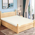 Costway Materassino Topper per Letto 7,5 cm in Cotone e Memory Foam per Notti Comode e Morbide