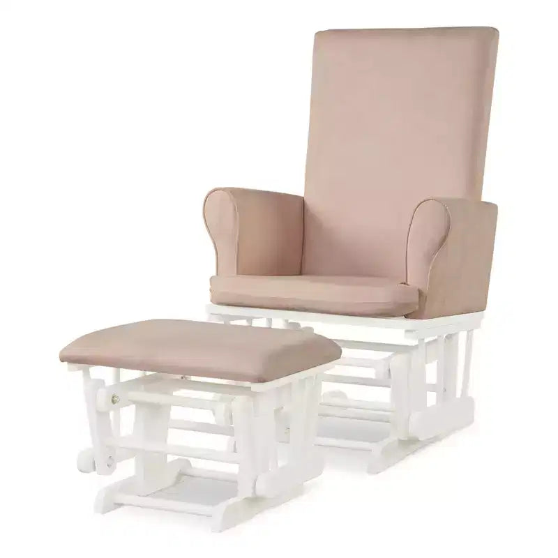 Set cuscini per sedia a dondolo e poggiapiedi in legno Costway per asilo nido