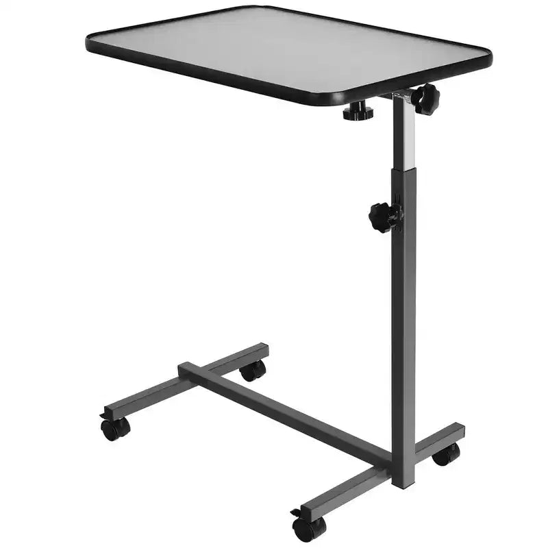 Tavolo Costway con ruote da letto per laptop con piano inclinabile Grigio