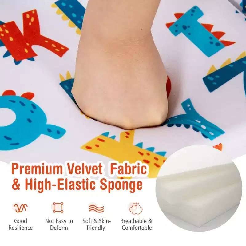 Costway Divano Convertibile per Bambini 2 in 1 Poltrona Pieghevole Sdraio Lettino