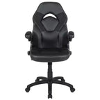 Sedia da gaming BlackArc High Back con rivestimento in similpelle, sedile girevole regolabile in altezza e braccioli imbottiti ribaltabili