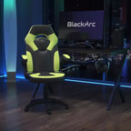 Sedia da gaming BlackArc High Back con rivestimento in similpelle, sedile girevole regolabile in altezza e braccioli imbottiti ribaltabili