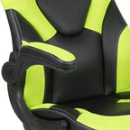 Sedia da gaming BlackArc High Back con rivestimento in similpelle, sedile girevole regolabile in altezza e braccioli imbottiti ribaltabili