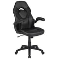 Sedia da gaming BlackArc High Back con rivestimento in similpelle, sedile girevole regolabile in altezza e braccioli imbottiti ribaltabili