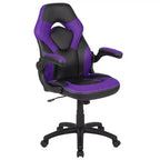 Sedia da gaming BlackArc High Back con rivestimento in similpelle, sedile girevole regolabile in altezza e braccioli imbottiti ribaltabili