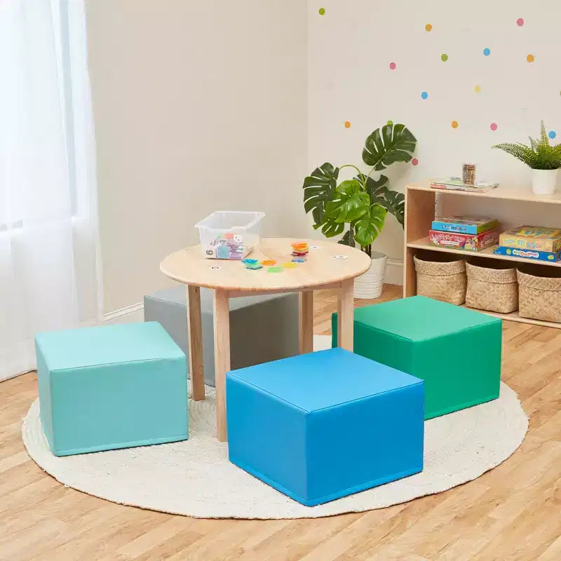 Pouf quadrato SoftZone, 4 pezzi
