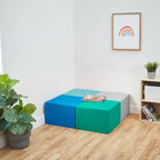 Pouf quadrato SoftZone, 4 pezzi