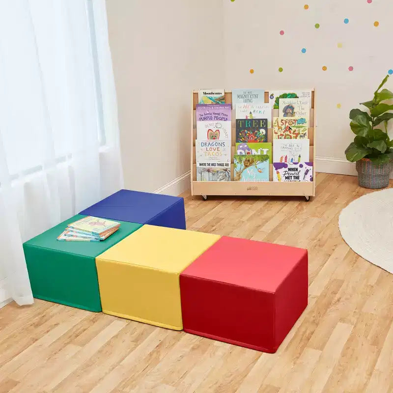 Pouf quadrato SoftZone, 4 pezzi