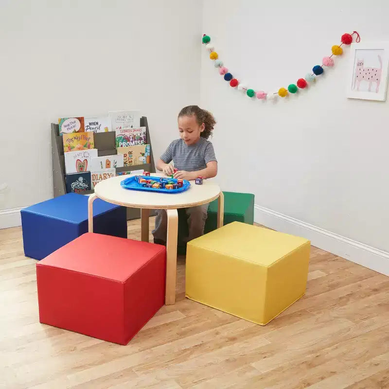 Pouf quadrato SoftZone, 4 pezzi