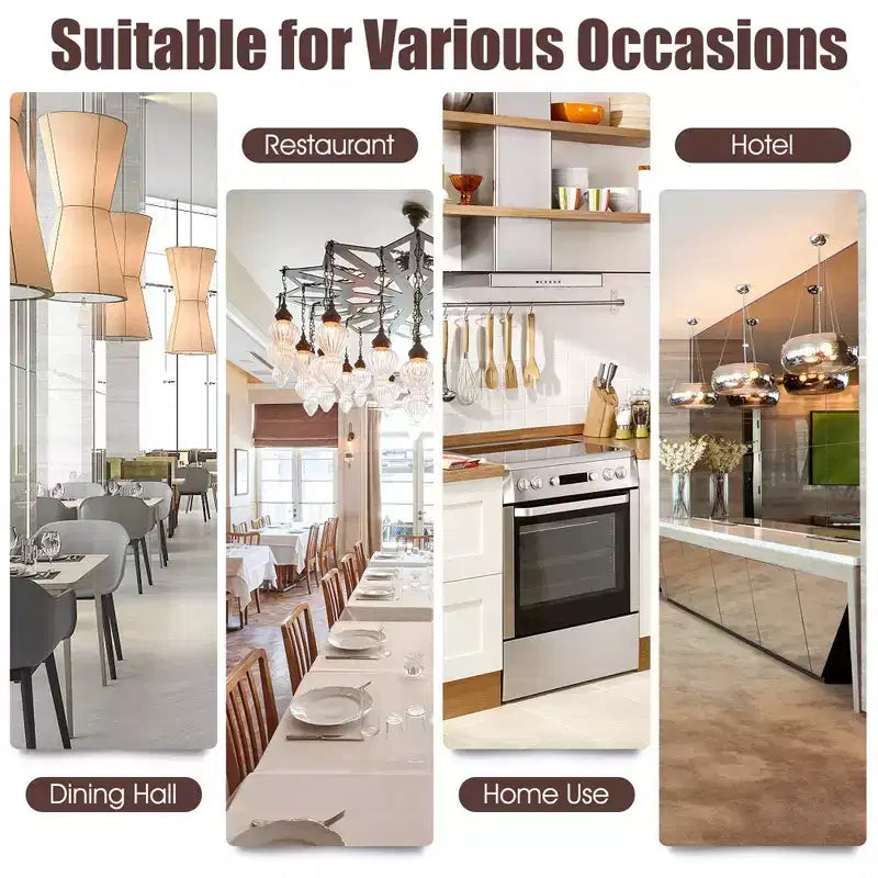 Costway Carrello da Cucina su Ruote, Isola da Cucina Mobiletto Contenitore Marrone/Bianco