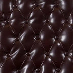 Sedia Emma and Oliver 4 PK Parsons con schienale arrotolato imbottito con bordo borchiato e telaio rifinito con feltrini in plastica
