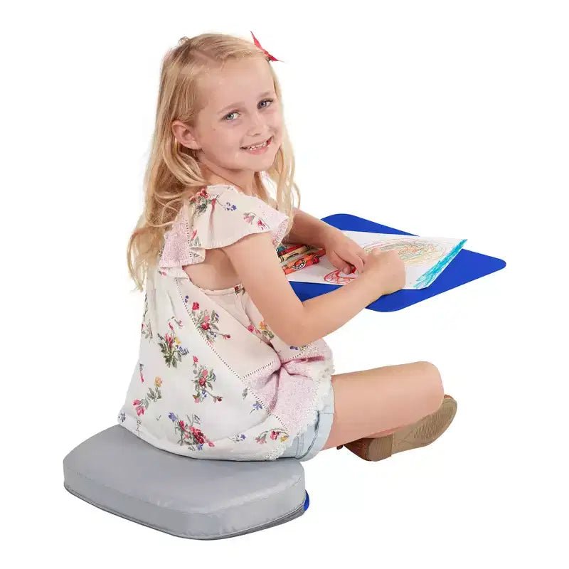 ECR4Kids The Surf Scrivania portatile con cuscino, seduta flessibile