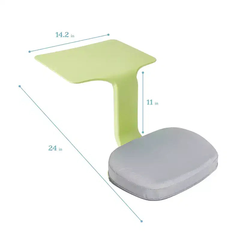 ECR4Kids The Surf Scrivania portatile con cuscino, seduta flessibile