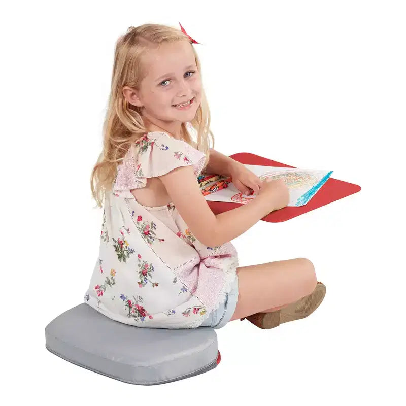 ECR4Kids The Surf Scrivania portatile con cuscino, seduta flessibile