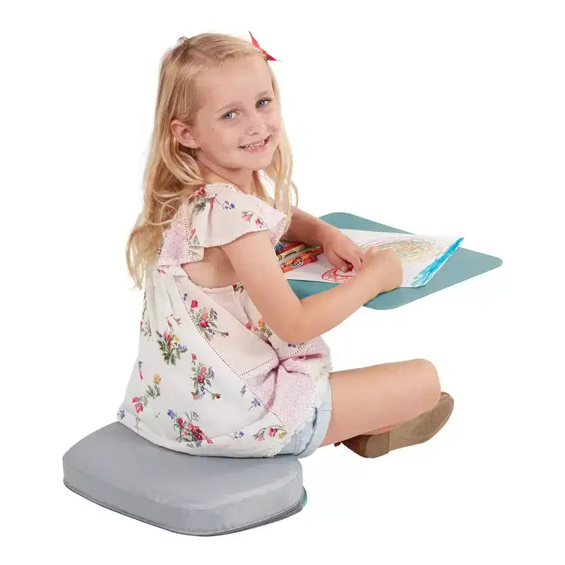 ECR4Kids The Surf Scrivania portatile con cuscino, seduta flessibile