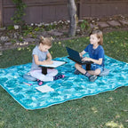 ECR4Kids The Surf Scrivania portatile con cuscino, seduta flessibile