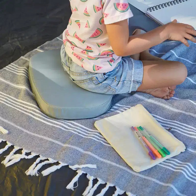 ECR4Kids The Surf Scrivania portatile con cuscino, seduta flessibile