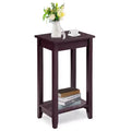 Costway Tall End Table Coffee Stand Night Side Nightstand Accent Furniture