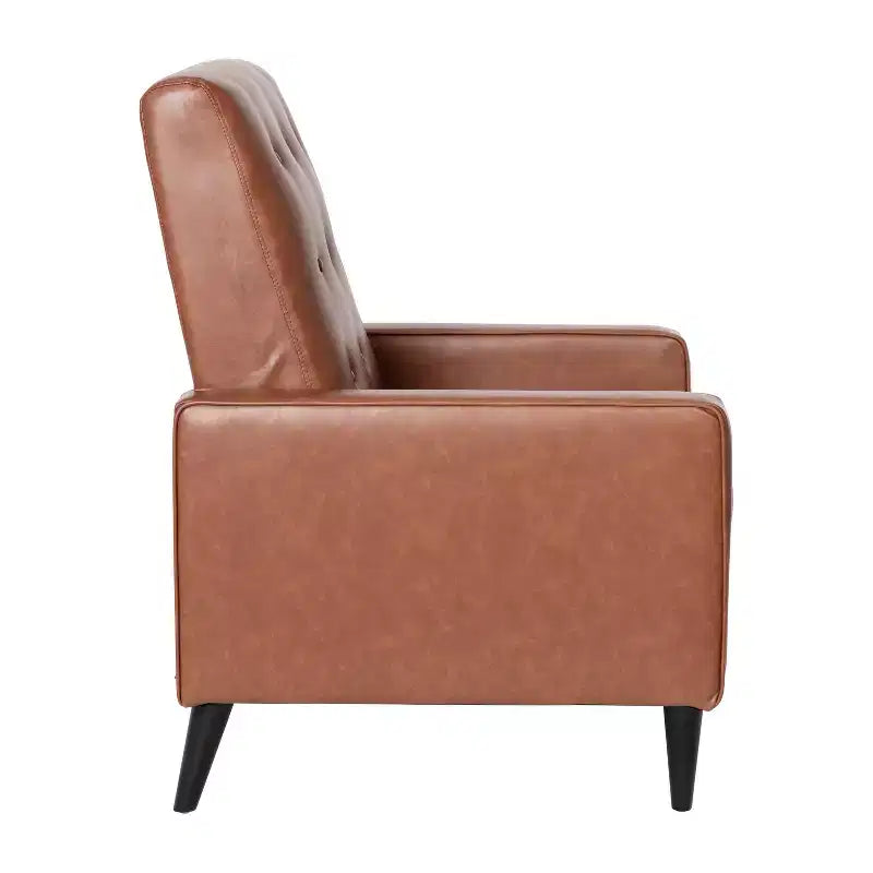 Poltrona reclinabile Darcy Merrick Lane, design moderno di metà secolo, imbottitura trapuntata, schienale ergonomico a spinta, per soggiorno