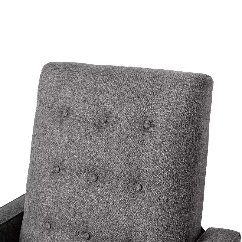 Poltrona reclinabile Darcy Merrick Lane, design moderno di metà secolo, imbottitura trapuntata, schienale ergonomico a spinta, per soggiorno