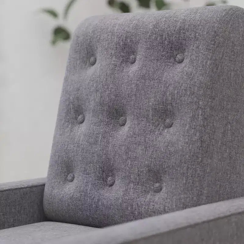Poltrona reclinabile Darcy Merrick Lane, design moderno di metà secolo, imbottitura trapuntata, schienale ergonomico a spinta, per soggiorno