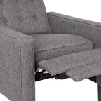Poltrona reclinabile Darcy Merrick Lane, design moderno di metà secolo, imbottitura trapuntata, schienale ergonomico a spinta, per soggiorno