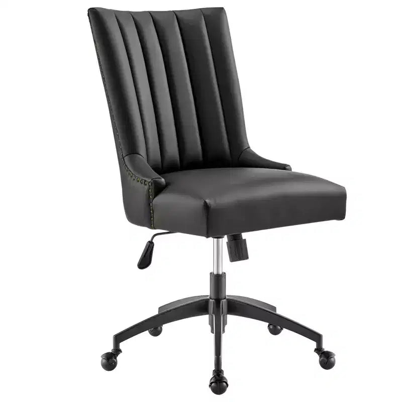 Empower Channel Tufted Vegan Leather Office Chair - Modway