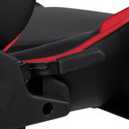 Postazione da Gaming BlackArc Delta: Sedia reclinabile con supporto lombare e poggiatesta; Scrivania con gancio per cuffie/portabicchieri staccabile e supporto per monitor