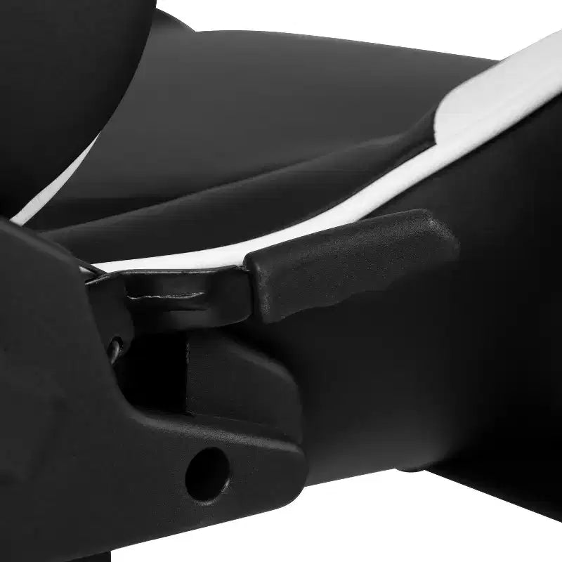 Postazione da Gaming BlackArc Delta: Sedia reclinabile con supporto lombare e poggiatesta; Scrivania con gancio per cuffie/portabicchieri staccabile e supporto per monitor