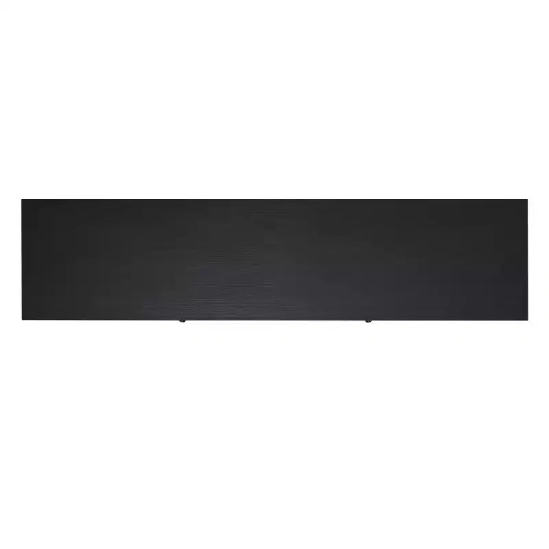 Mobile TV Emma e Oliver per TV fino a 80" - Consolle multimediale da 65" con classiche ante interamente in vetro e 3 ripiani regolabili