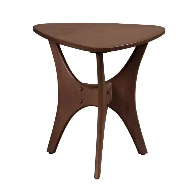 Tavolino Blaze triangolare in legno