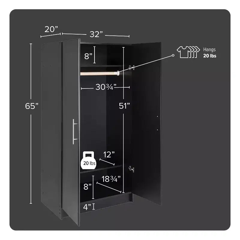 32 Elite Armadio - Prepac