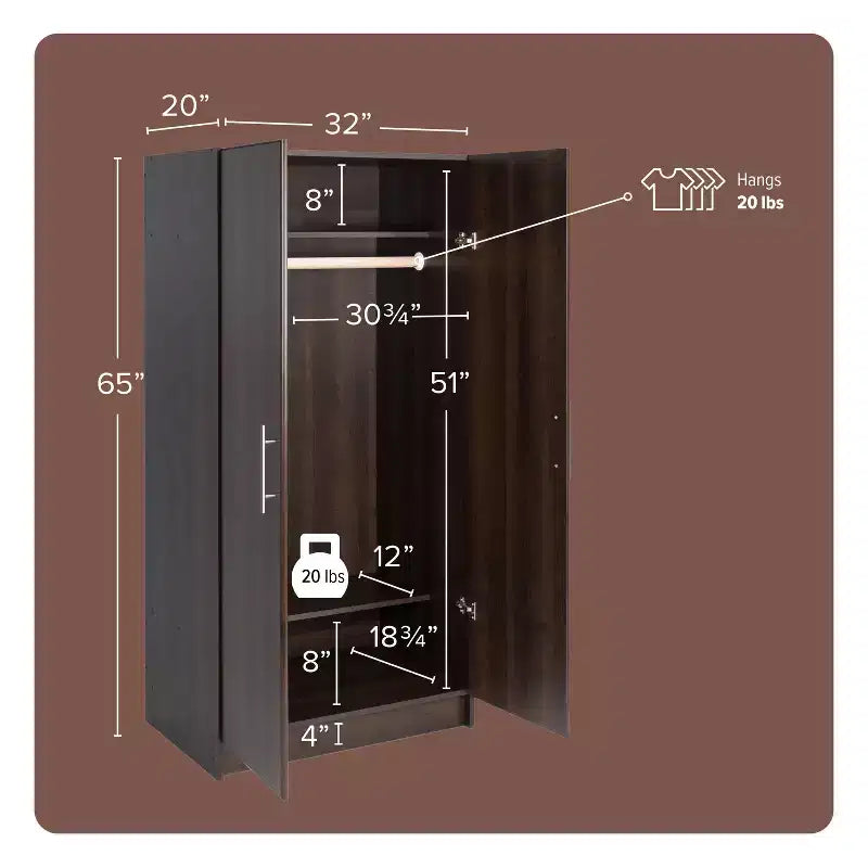 32 Elite Armadio - Prepac