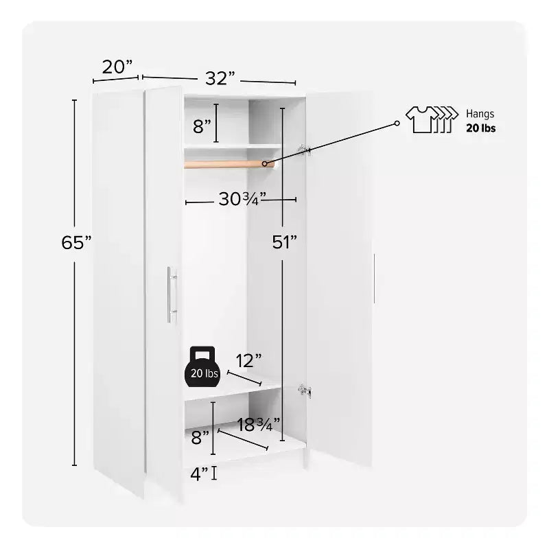 32 Elite Armadio - Prepac