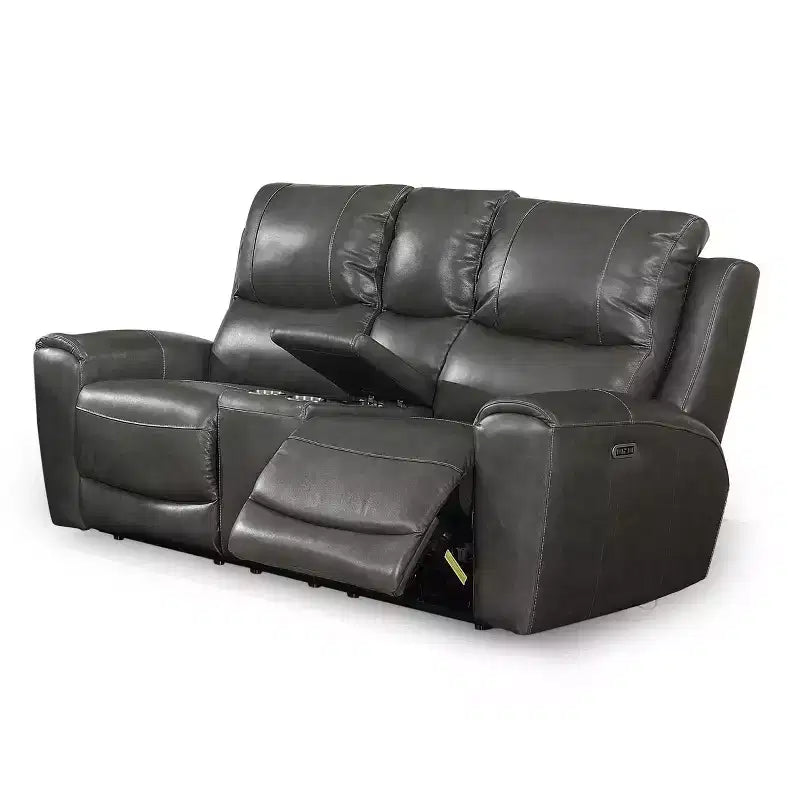 Divanetto Laurel reclinabile elettrico con console - Steve Silver Co.