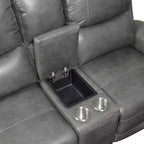 Divanetto Laurel reclinabile elettrico con console - Steve Silver Co.