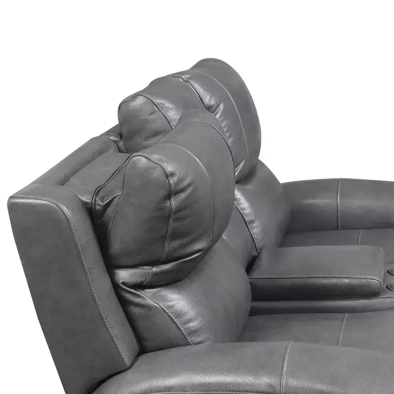 Divanetto Laurel reclinabile elettrico con console - Steve Silver Co.